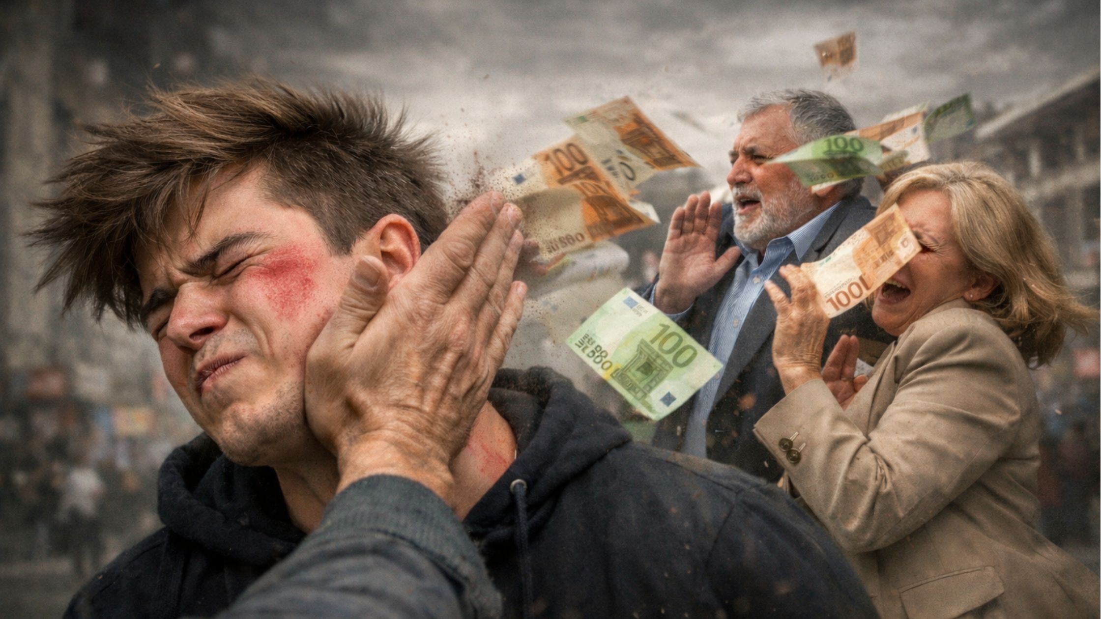 LE SBERLE IN FACCIA AI GIOVANI CI TORNERANNO INDIETRO CON GLI INTERESSI.